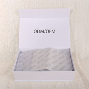 Custom Eco-Friendly <b>Biodegradable</b> 40-Piece Chocolate <b>Packaging</b> Box Rigid Magnetic Flip Cover Paper Lining Buffer Paper Food - Product Image 4