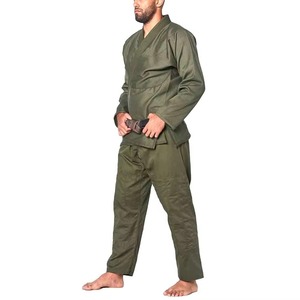 Uniforme de BJJ 100% Algodón, Ropa de Artes Marciales, Uniforme de Taekwondo Sólido, Corte Regular, Duradero, Venta al Por Mayor - Product Image 2