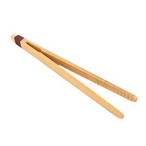 Pinzas para alimentos y tostadas, pinzas Newell para ensalada, utensilios de cocina de madera, pinzas de cocina, mini espátula, pinzas pequeñas, pinzas versátiles - Product Image 1