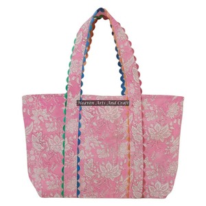 Bolsa de Mano Grande con Estampado Ric Rac Hecho a Mano, Nueva Temporada, para Mujer, Estilo Casual y de Viaje - Product Image 1