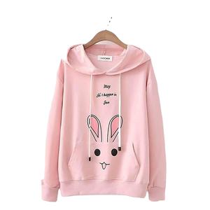 Sweat à capuche femme pull à manches longues vierge décontracté en gros 100% coton pas cher prix personnalisé conception style décontracté - Product Image 2