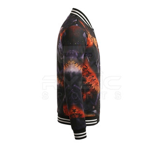Vestes varsity classiques pour hommes, style streetwear urbain, sublimées, conçues pour un confort saisonnier et un look élégant. - Product Image 3