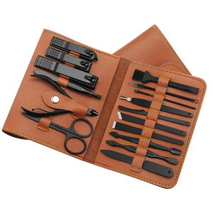 Kit de manucure et pédicure professionnel 16 pièces de qualité supérieure pour coupe-ongles et coupe-cuticules – Le meilleur choix pour une manucure et une pédicure éclatantes - Product Image 4