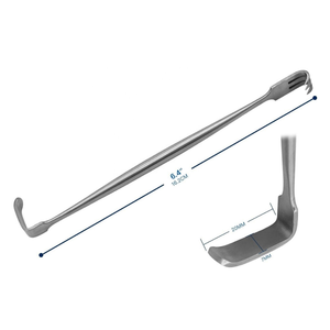 Retractor Quirúrgico Senn Miller, Retractor Manual Afilado y Biselado, Personalizado, con Certificación CE por Blush Surgical - Product Image 4
