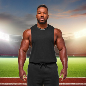 Camisetas Personalizadas para Hombre, Ropa Deportiva Personalizada, Camisetas de Verano a Precio Económico, 100% Algodón y Elastano, Camiseta sin Mangas con Cuello Redondo para Hombre - Product Image 2