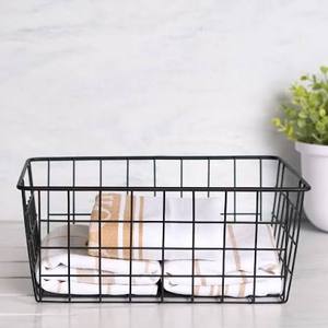 High Quality Metal Wire Mini Basket Kitchen Organizer with Handles Eco-Friendly <b>Vegetable</b> Storage Rack <b>Stand</b> for Home Use - Product Image 5