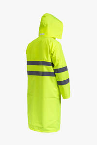 Taille XL Bandes Réfléchissantes pour Capuche Imperméable Trench Coat Léger Industriel Imperméable Coupe-Vent Écologique Pluvieux - Product Image 4