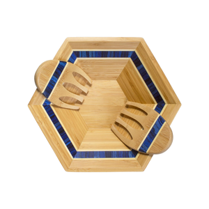 Bols à salade en bambou de haute qualité avec poignées intégrées – Collection en gros de bols multicolores écologiques pour desserts et céréales - Product Image 1