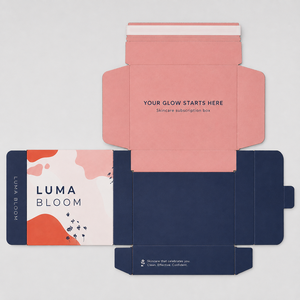 Boîte d'expédition ondulée rose marine imprimée en couleur pour l'emballage de produits cosmétiques et de soins de la peau - Product Image 6
