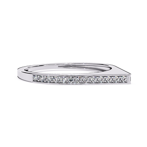 Bague d'éternité en argent sterling 925 avec moissanite, bande de diamants taille ronde, bijoux de mariage pour femme - Product Image 2