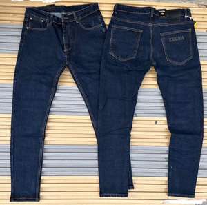 Jeans de Mezclilla Rectos de Cintura Media para Hombre, Corte Regular, Transpirables, de Secado Rápido, Casuales y Cómodos, OEM - Product Image 2