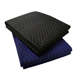 Manta de Mudanza Acolchada Morada con Patrón de Rayas, Rectangular, Plegada, Lista para Enviar - Product Image 2