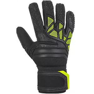 Gants de gardien de but professionnels personnalisés, paume en latex allemand, haute adhérence, entraînement de football, match, protection des doigts, poignet réglable, personnalisables - Product Image 3