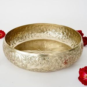 Beautiful Metal <b>Candle</b> Bowl With <b>Floating</b> Flower & <b>Candle</b> Design For Festive Decoration And Inviting Lighting Experience - Product Image 6