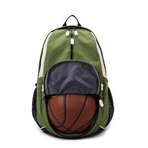 Sac à dos de basketball en nylon léger personnalisable de haute qualité 2025 avec compartiment à chaussures, design sport décontracté - Product Image 1
