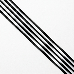 Cinta de Grosgrain de Doble Tono con Rayas de 25 mm de Neelkamal Industries, Cinta Acanalada para Accesorios de Ropa, Manualidades y Embalaje de Regalos - Product Image 3