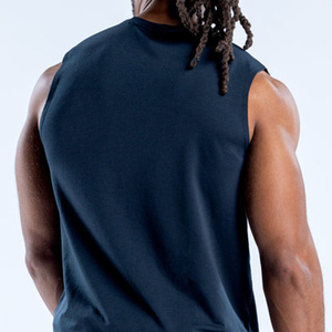 Custom <b>Men's</b> Breathable Quick Dry Tank <b>Top</b> Knitted <b>Mesh</b> Design for Running All Printing Casual Dye Sublimation <b>Men's</b> Tank <b>Tops</b> - Product Image 5