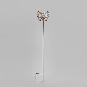 Piquet de jardin en fer forgé en forme d'oiseau, ornement extérieur résistant aux intempéries pour pelouse et jardin, piquet de jardin rustique - Product Image 2