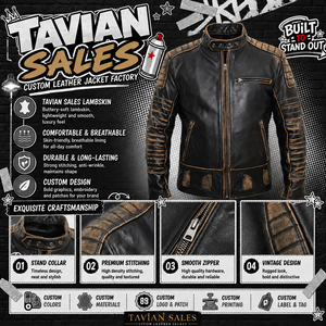Chaqueta Varsity Cálida para Hombre, Casual, con Cuello Vuelto, Cremallera, Costuras Gruesas, Parches, 100% Poliéster, Teñido Liso, Acolchada - Product Image 6