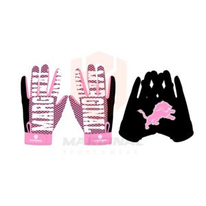 Guantes de Fútbol Americano Profesionales Personalizables de Alta Calidad, Ligeros, con Agarre Completo en los Dedos, Diseño Personalizado 2026 - Product Image 5