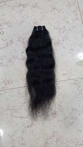 Letsfly 9A ผมบราซิลแบบ Body Wave Remy Hair ต่อผมแบบเครื่องจักร Double Weft ผมเวอร์จิ้นสีน้ำตาล 20 ชิ้น/ล็อต 100 กรัม Single Drawn - Product Image 5