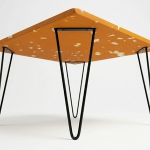 Mesa Baja de Comedor y Café 4GoodThings, Plástico Reciclado, Moderna, Minimalista, Impermeable, Apilable, Ecológica y Sostenible - Product Image 2