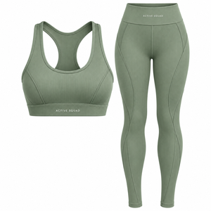 Ensemble de soutien-gorge de sport et legging pour femmes, vente en gros, marque privée, fitness, entraînement, yoga - Product Image 1