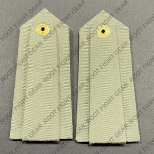Albania Uniform Epaulet Shoulder Badge Customized Colors Embroidered Safety <b>Pin</b> <b>Sew</b>-On High Quality Bullion Wire - Product Image 3