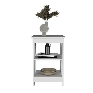 Taylor 3-Tier <b>Storage</b> Side <b>Table</b> Nightstand <b>Small</b> Space Sofa <b>Table</b> End <b>Table</b> Console for <b>Small</b> Spaces - Product Image 6