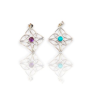 Colgantes de Plata de Ley 925 Naturales al por Mayor, Joyería Fina Hecha a Mano con Piedras Preciosas, Accesorios Originales - Product Image 1