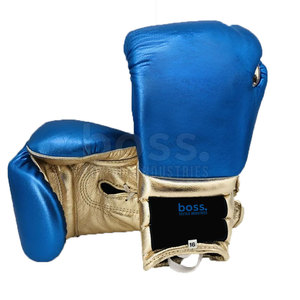 Gants de boxe à lacets en matériau durable, équipement rembourré absorbant les chocs pour l'entraînement et la remise en forme - Product Image 5