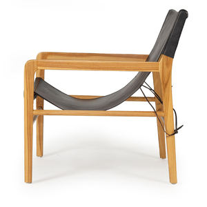 Silla de Comedor Moderna de Mediados de Siglo, Tapizada en Cuero, con Estructura de Madera Sólida y Reposabrazos, para Hogar, Restaurante, Cafetería, Hotel - Product Image 5