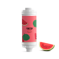 Filtre de douche NEMO à l'arôme de pastèque, élimination du chlore et de la rouille, enrichi en vitamine C, usage domestique, 2 étapes, installation facile, en plastique