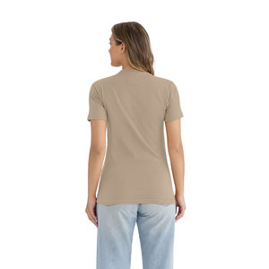 T-shirt unisexe à manches courtes, coupe classique, écologique, pour impression personnalisée, commandes en gros pour la vente au détail, pour Level Apparel 3600, T-shirt en coton - Product Image 5