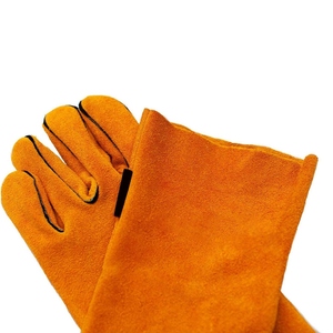 Guantes de Soldadura Reforzados de Cuero para Mayor Destreza, Refuerzo Doble en la Palma, Resistentes al Calor para Hornos, Barbacoas y Parrillas - Product Image 1