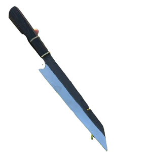 Couteau de chef personnalisé artisanal en acier au carbone Burraq Ecommerce, lame de 8 pouces, épaisseur de 3,0 mm, manche en bois, étui, NOUVEAU, cadeau - Product Image 1