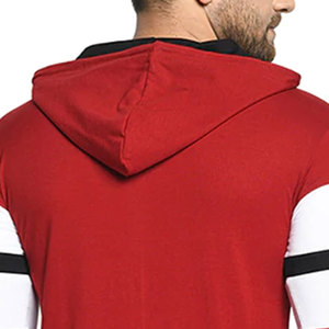 Sweat à capuche en coton de qualité pour hommes Style Slim Fit léger pour Streetwear & Gym Logo brodé personnalisé motif 3D - Product Image 4