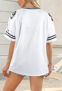 Camisetas de Fútbol 2026 para Mujer, de Secado Rápido, Holgadas, con Número y Letra, Ropa Deportiva - Product Image 3