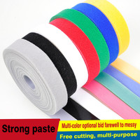 Attache en tissu auto-adhésive élastique en polyester écologique à prix d'usine pour sangles