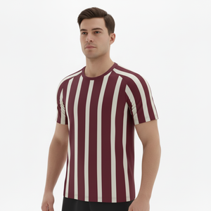 Diseña tu propia camiseta de fútbol con tu marca, camiseta deportiva transpirable tipo polo con rayas blancas, jersey de fútbol transpirable. - Product Image 2