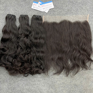 Proveedor de Cabello Natural: Extensiones de Cabello Ondulado Natural de Doble Trama, Paquetes de Cabello Virgen en Varios Colores, Combo de Colores Naturales para Hacer Pelucas - Product Image 5
