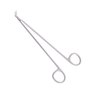 Tijeras Vasculares Smith de Alta Calidad, Anguladas, 19 cm, Acero Inoxidable, Instrumento Quirúrgico, Certificación ISO13485, Manual para Uso General - Product Image 2