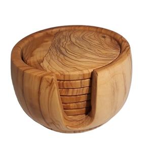 Sous-verre rond en céramique marbre avec support pour tasses de cuisine vendeur chaud accessoires de pierre personnalisés OEM classique personnalisé - Product Image 1