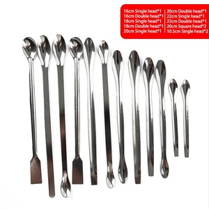 BAFA SURGICAL INSTRUMENTS BSI-EP-1133 Juego de 12 Cucharas y Espátulas de Laboratorio de Acero Inoxidable con Agarre Ergonómico, Certificación CE - Product Image 1