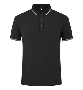 Polo personnalisé pour homme, blanc, manches courtes, 100% coton piqué, tricoté, décontracté, couleur unie, respirant, coupe classique, boutons - Product Image 2