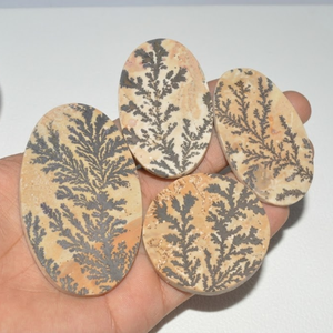 Rare Brown Psilomelane Dendrite Agate Stone | Raw Unpolished Natural | 35-40mm 100g | Pendant Making Jewelry Craft Material - Product Image 4