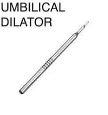 Dilatador Umbilical de Acero Inoxidable, Instrumentos Quirúrgicos Ginecológicos, Premium, Neonatal, Pediátrico, con Certificación CE e ISO, Autoclavable, en Estuche - Product Image 4
