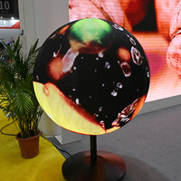 Esfera de vídeo LED circular a todo color personalizada de fábrica ShenZhen Pantalla de globo de bola redonda 3D pantalla esférica para publicidad