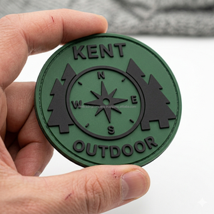 Private Label Custom 3D PVC Rubber <b>Patches</b> Waterproof Alphabet Heart Hat <b>Sew</b>-<b>On</b> Outdoor Adventure Club Hiking Backpack Tactical - Product Image 2