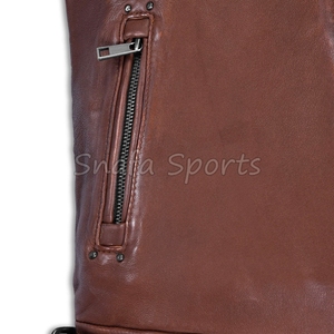 Leather Jacket Trendy Winter Wear Premium Quality Stylish Jacket for Modern Men Durable Genuine Leather Jackets - Product Image 5